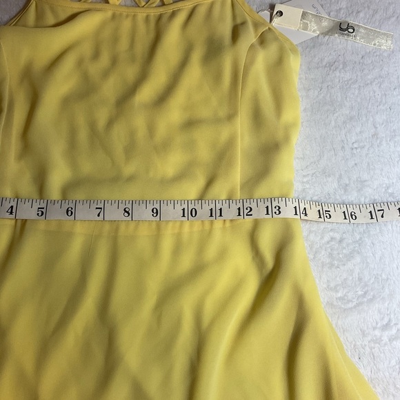 Sunny Yellow  Dress with Lattice Back - Picture 3 of 14